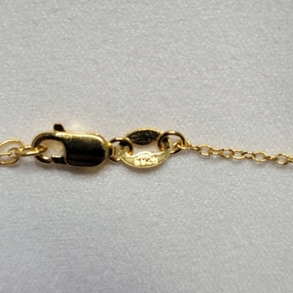 PricefirmTackaror Jewelry Moss Agate Pendant Necklace | Gold Tone | Gift Box Set - Picture 3 of 4